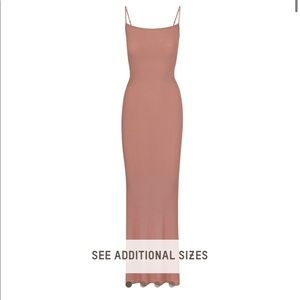 SOLD OUT ONLINE SKIMS Long Slip Dress S Rose Clay